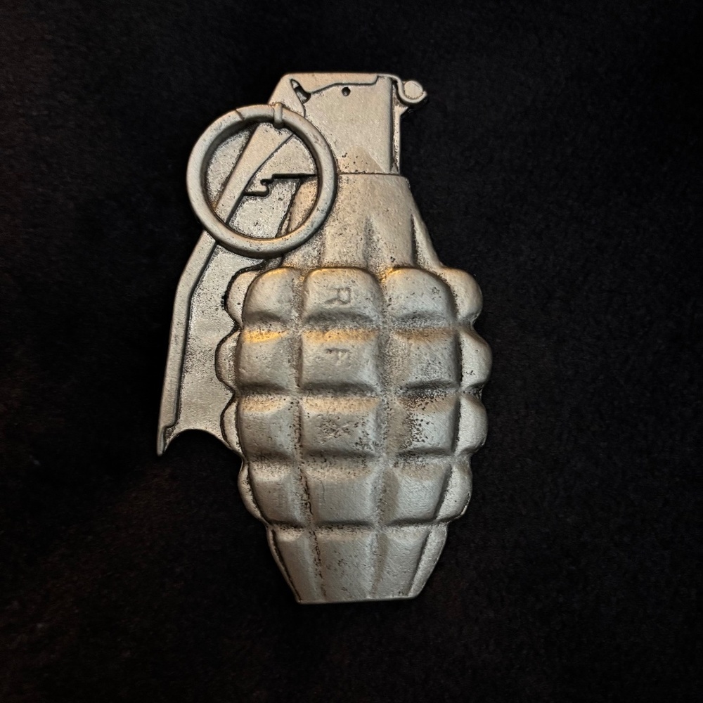 MONSTER BELT BUCKLES by MOBTOWN CHICAGO 2000 MK2 Hand Grenade Belt Buckle